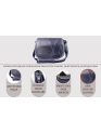 Women's Saddle Crossbody Handbag Genuine Leather Evening Shoulder Sling Bag